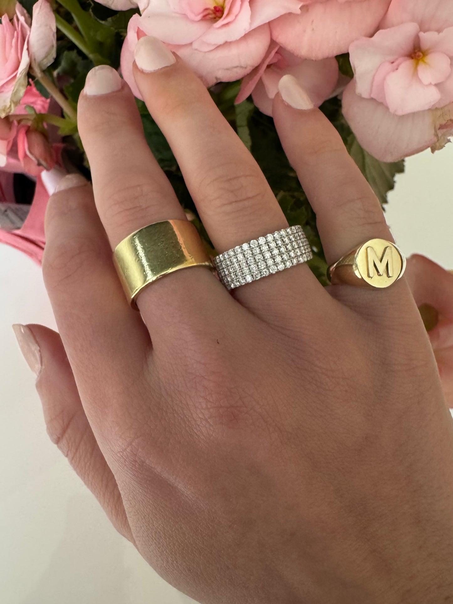 Initial Signet Ring