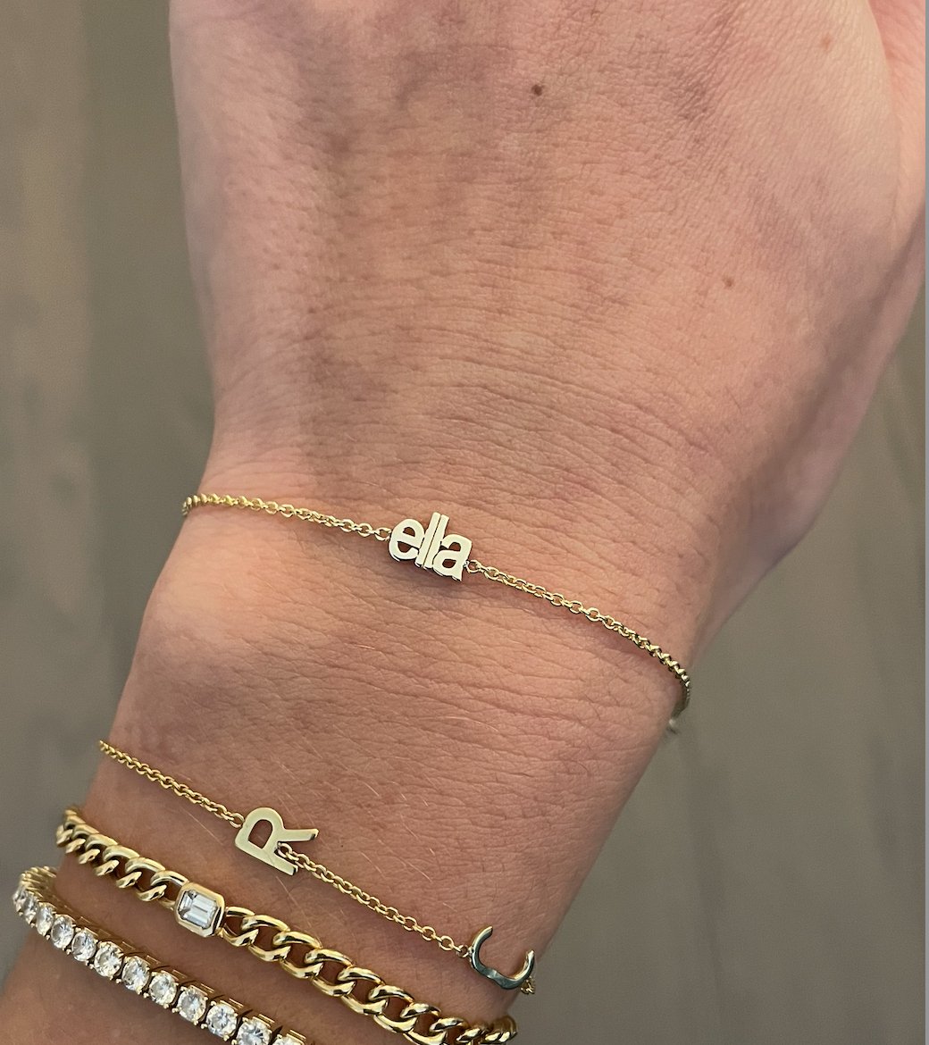 Baby Nameplate Bracelet - r.chiara