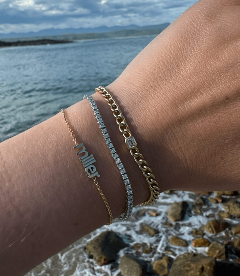 Baby Nameplate Bracelet - r.chiara