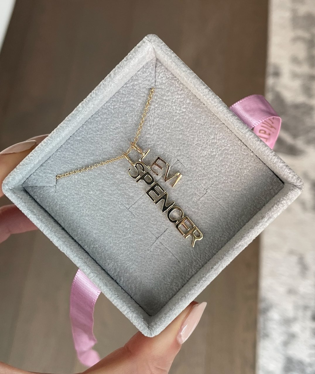 Custom Plain Name Charm - r.chiara