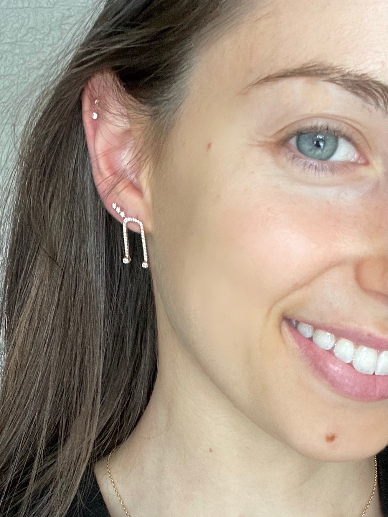 Diamond Archer Earrings - r.chiara