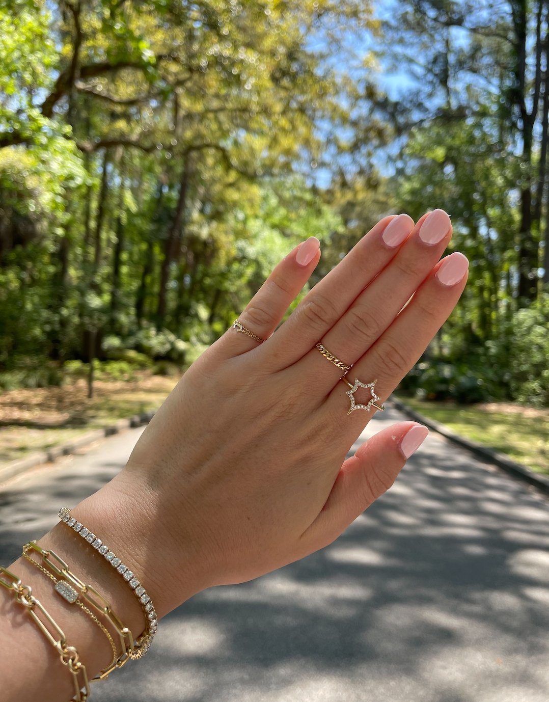 Diamond Open Starburst Ring - r.chiara