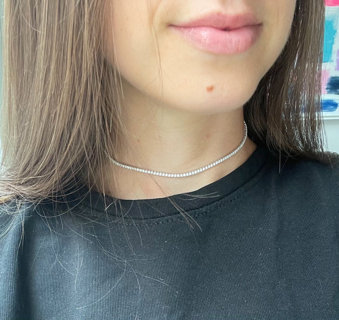 Diamond Tennis Choker - r.chiara