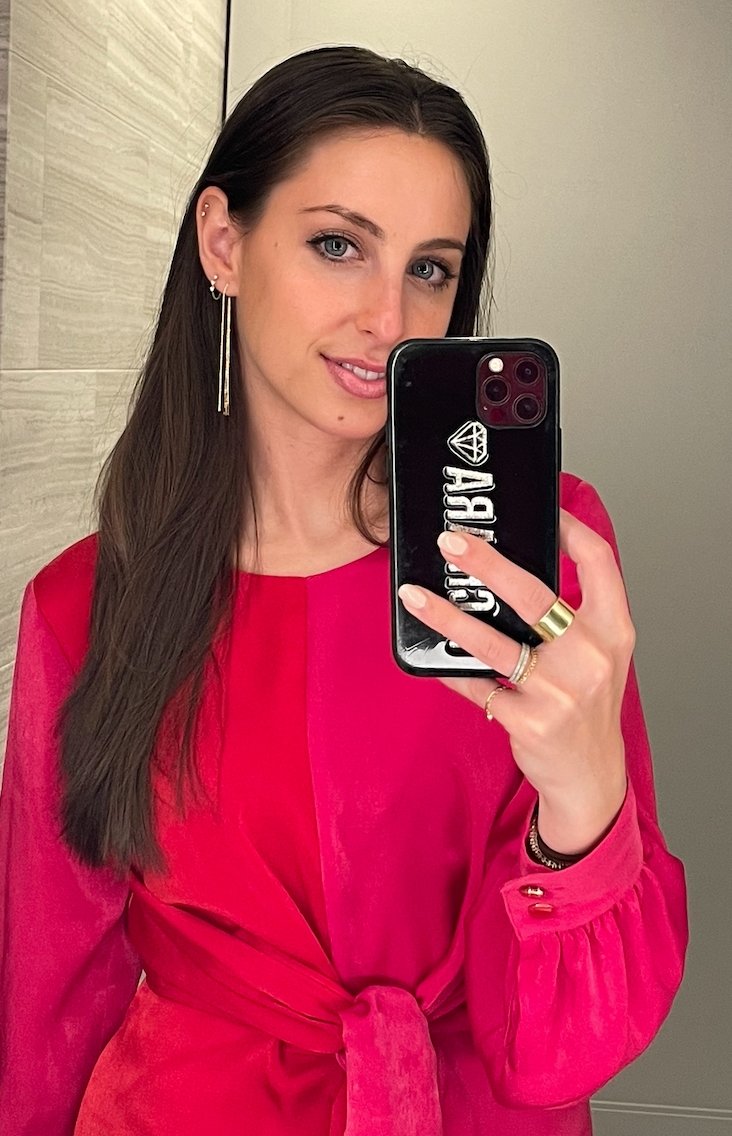 Front And Back Linear Drop Earring - r.chiara