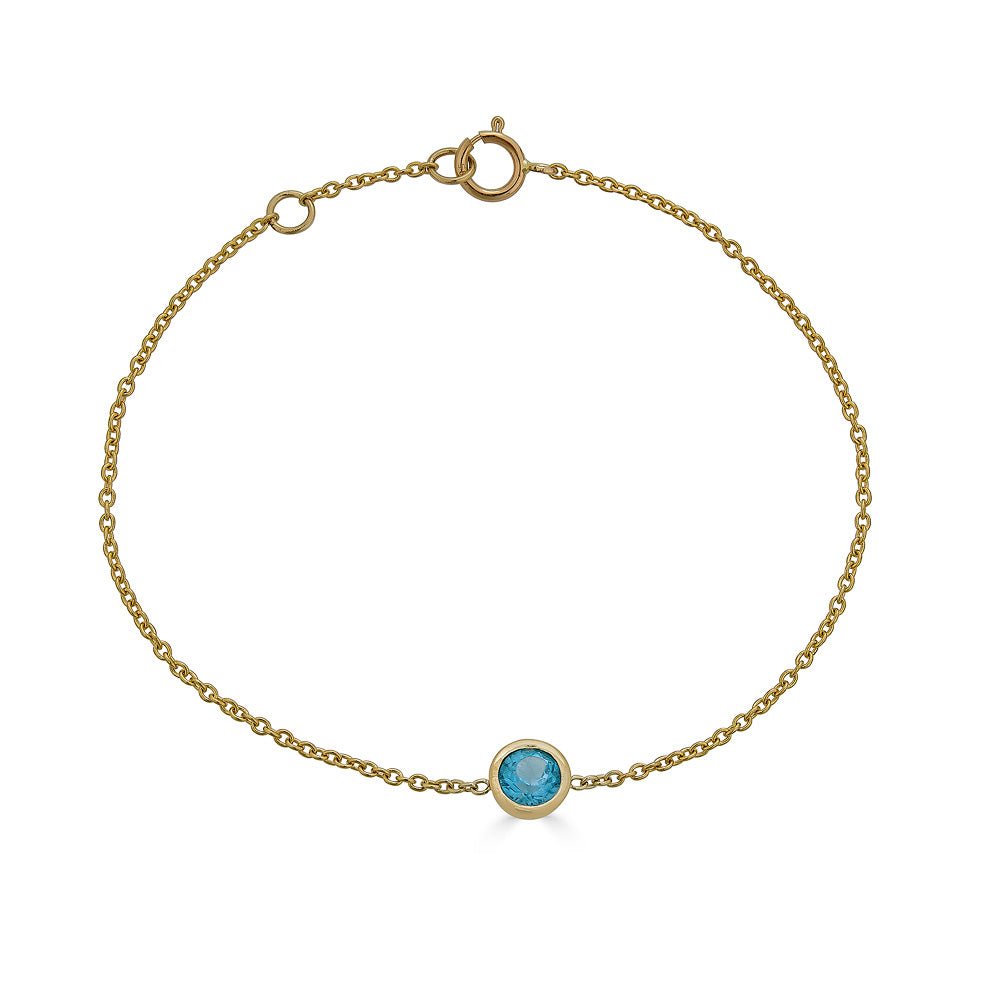 Gemstone Bezel Bracelet - r.chiara