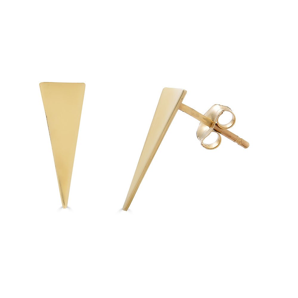 Gold Triangle Ear Climber - r.chiara