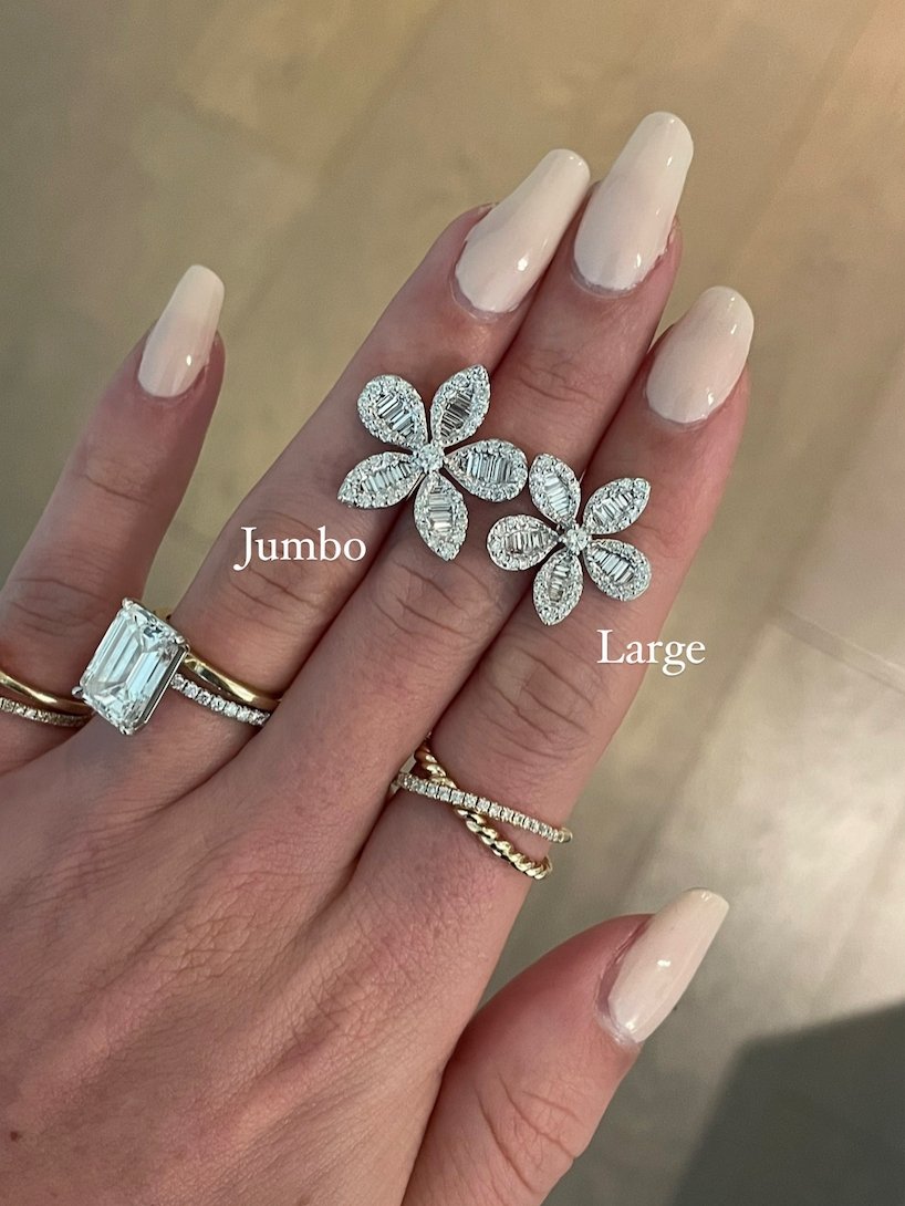 Large Flower Petal Studs - r.chiara