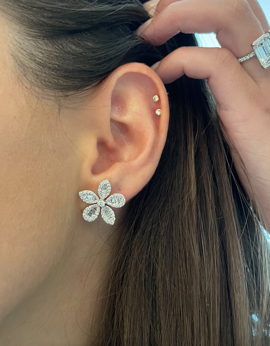 Large Flower Petal Studs - r.chiara
