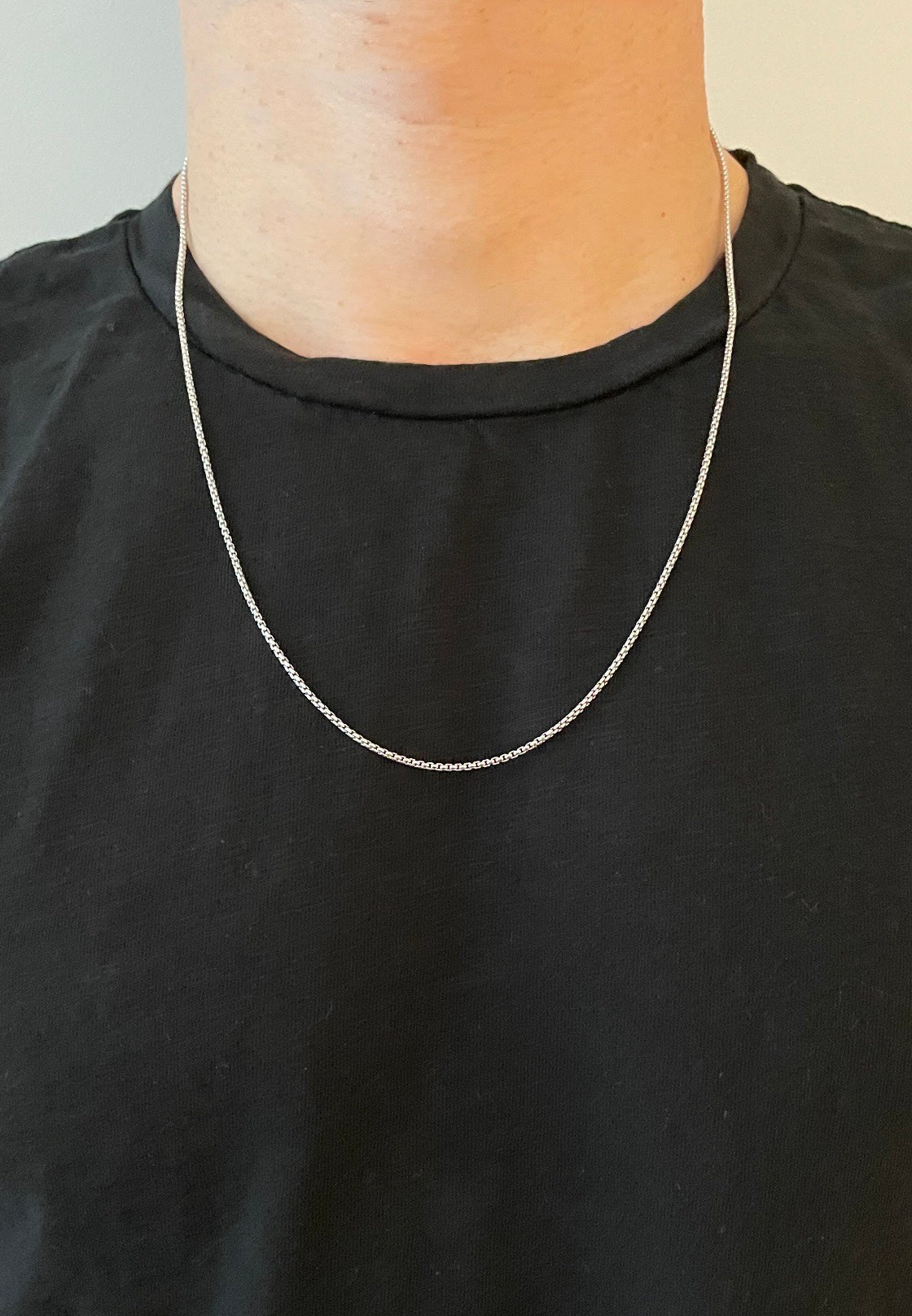 Mens Round Box Chain - r.chiara