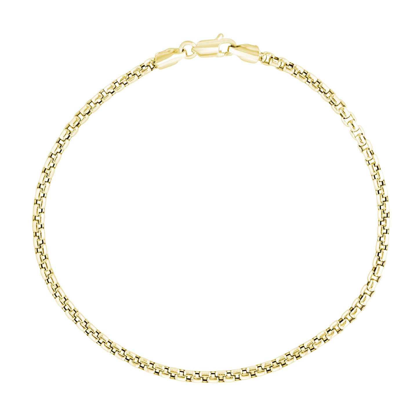 Mens Round Box Chain Bracelet - r.chiara