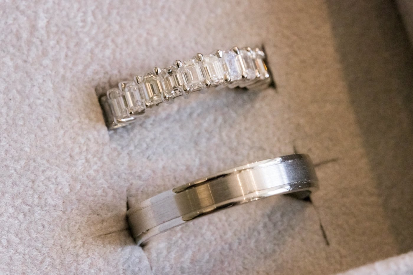 Men's Satin Center Band - r.chiara