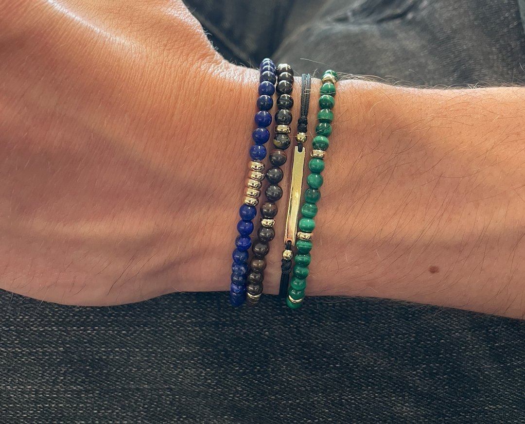 Mens Station Beaded Bracelet - r.chiara