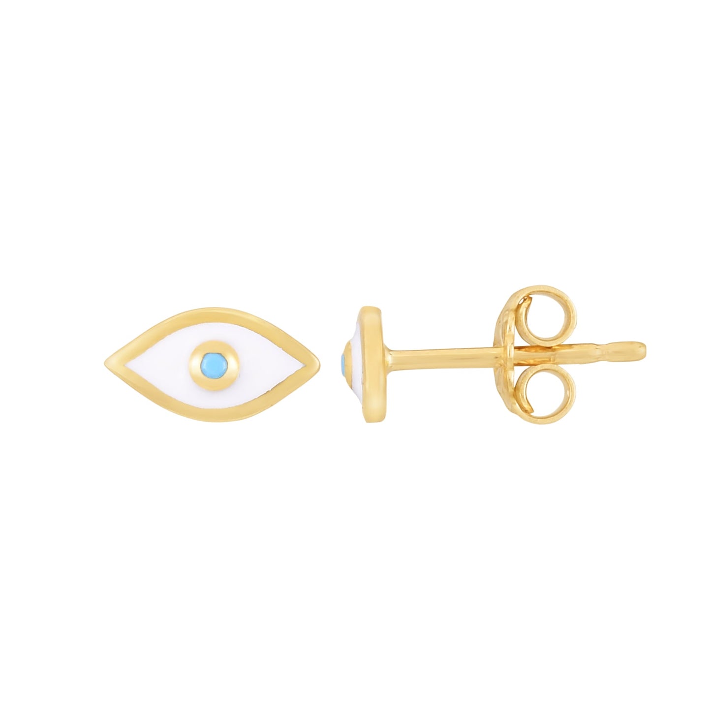 Mini Enamel Evil Eye Studs - r.chiara