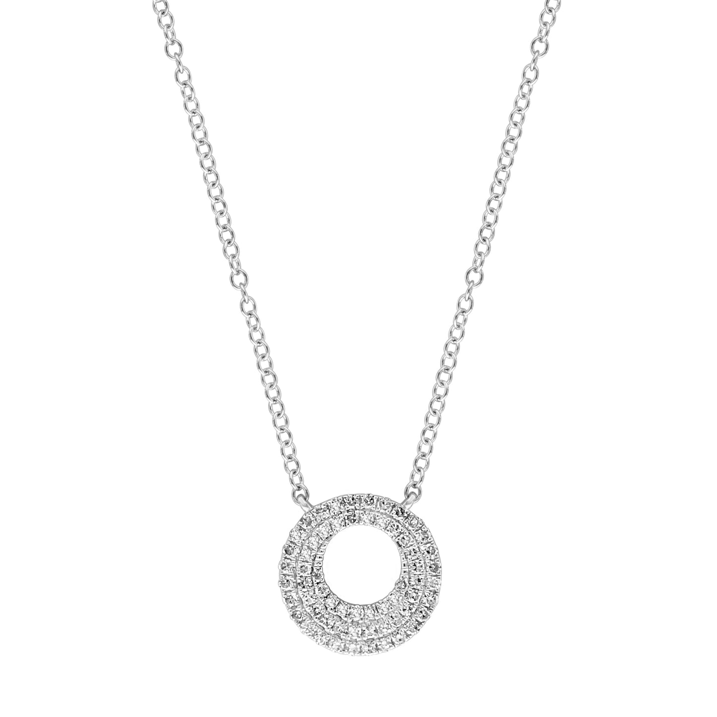 Open Circle Multi Row Necklace - r.chiara