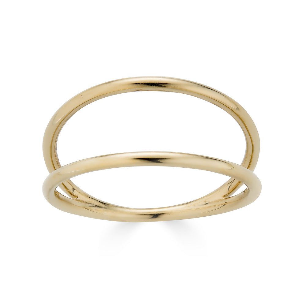 Open Double Row Gold Ring - r.chiara