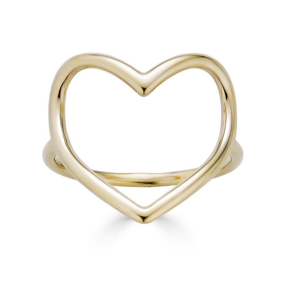 Open Organic Heart Ring - r.chiara