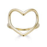 Open Organic Heart Ring - r.chiara