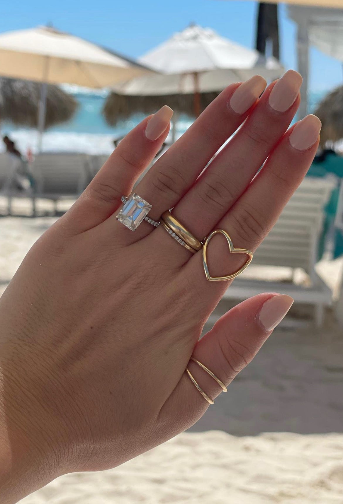 Open Organic Heart Ring - r.chiara