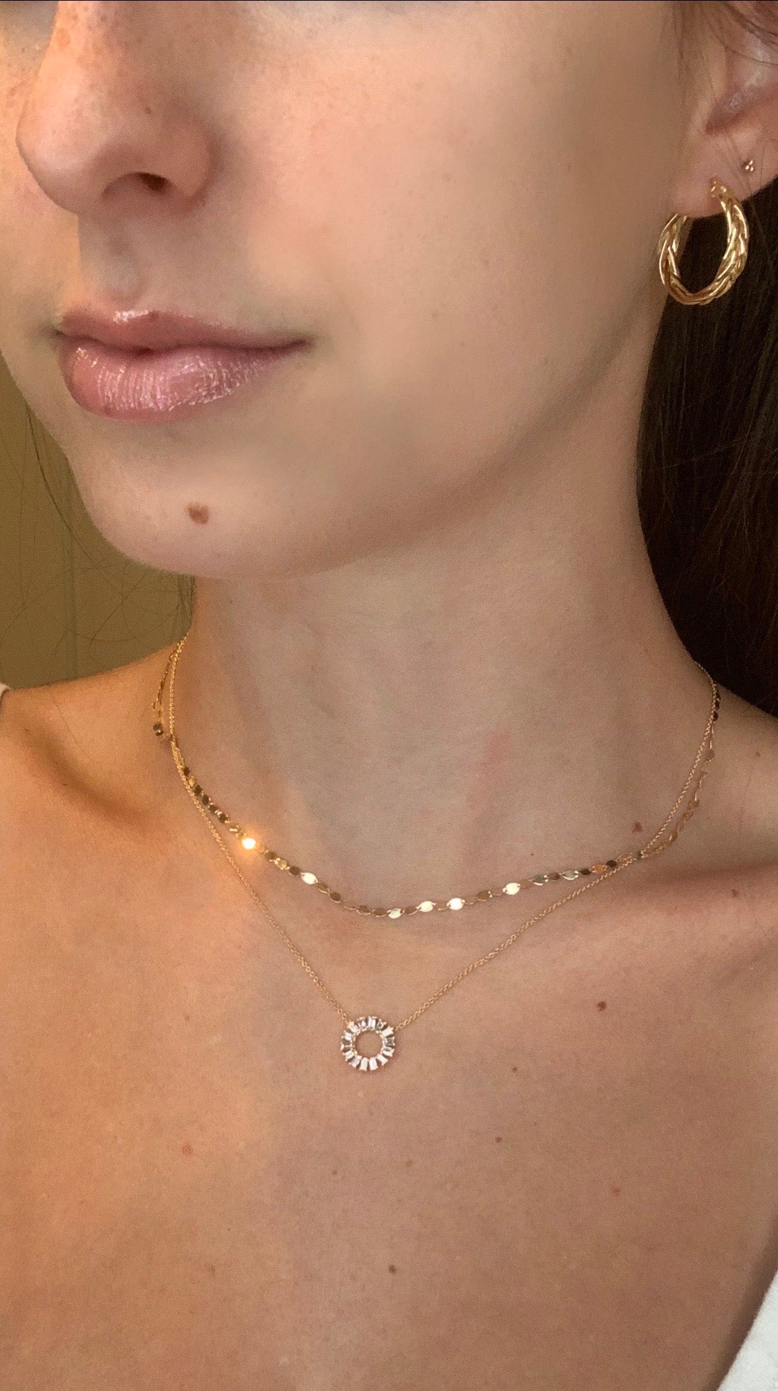Oval Mirror Chain Necklace - r.chiara