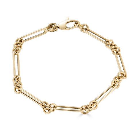 Oval & Round Chain Link Bracelet - r.chiara