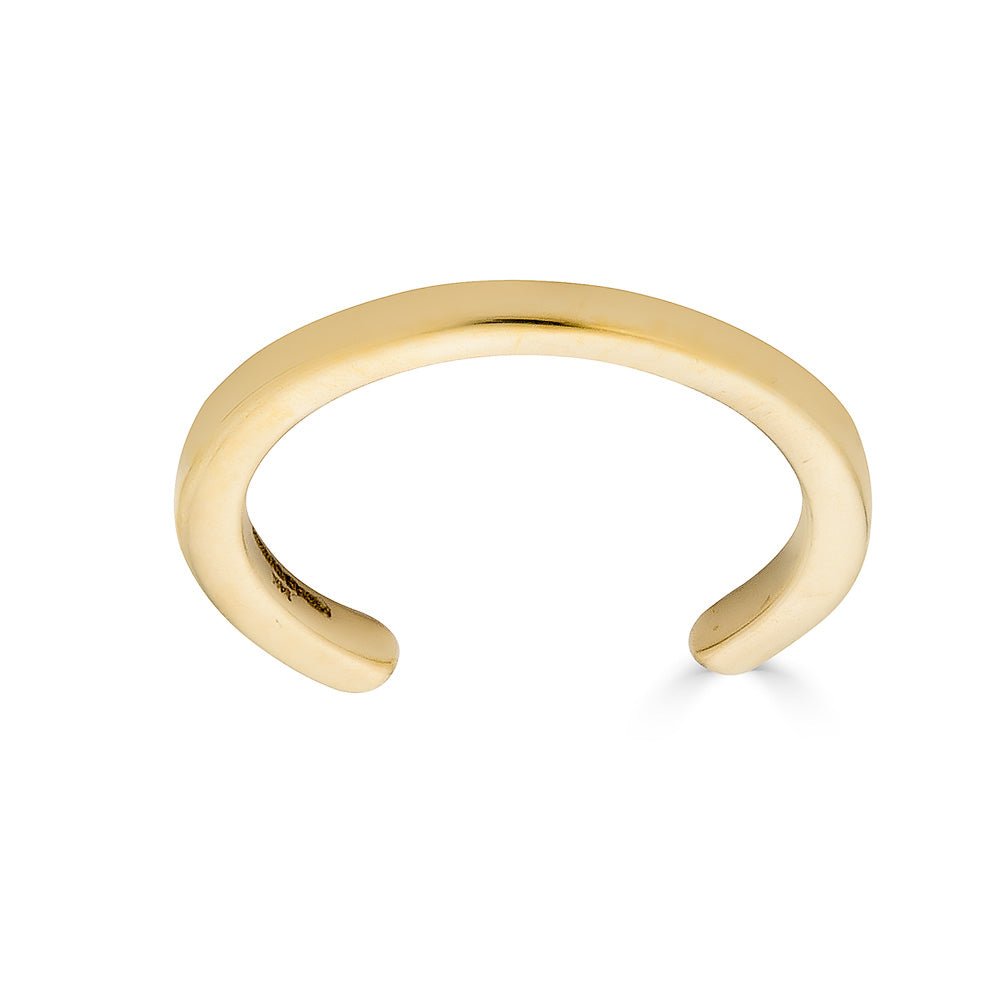 Plain Gold Ear Cuff - r.chiara
