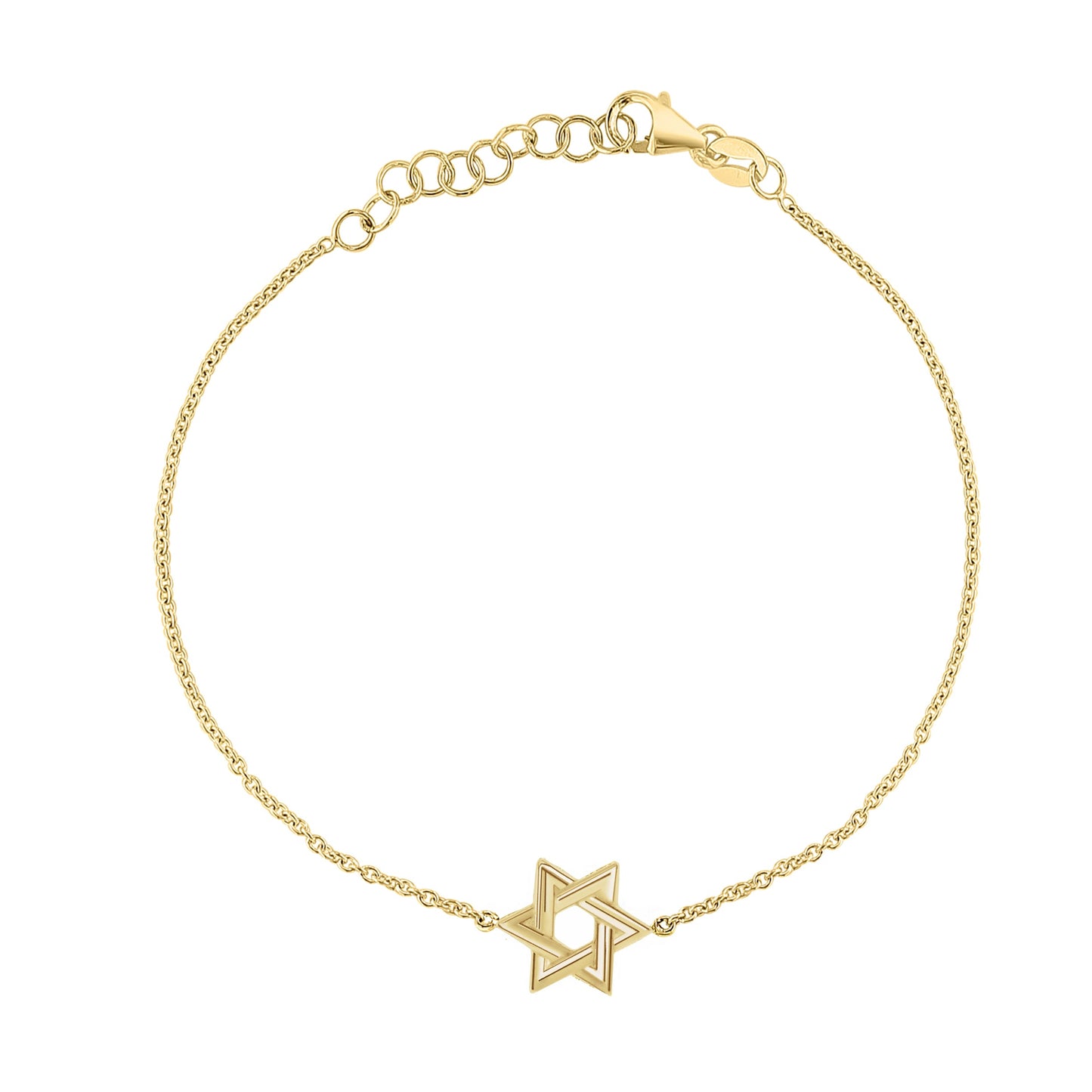 Plain Star Of David Bracelet - r.chiara