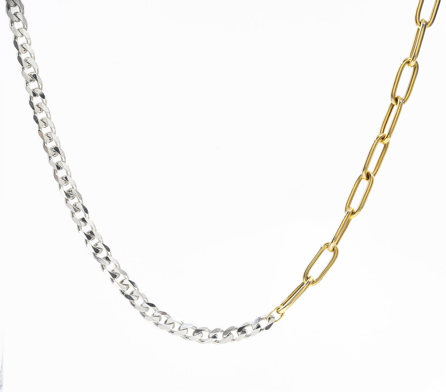 R. CHIARA x BONDEYE JEWELRY® CUSTOM CLIP & CURB CHAIN NECKLACE - r.chiara