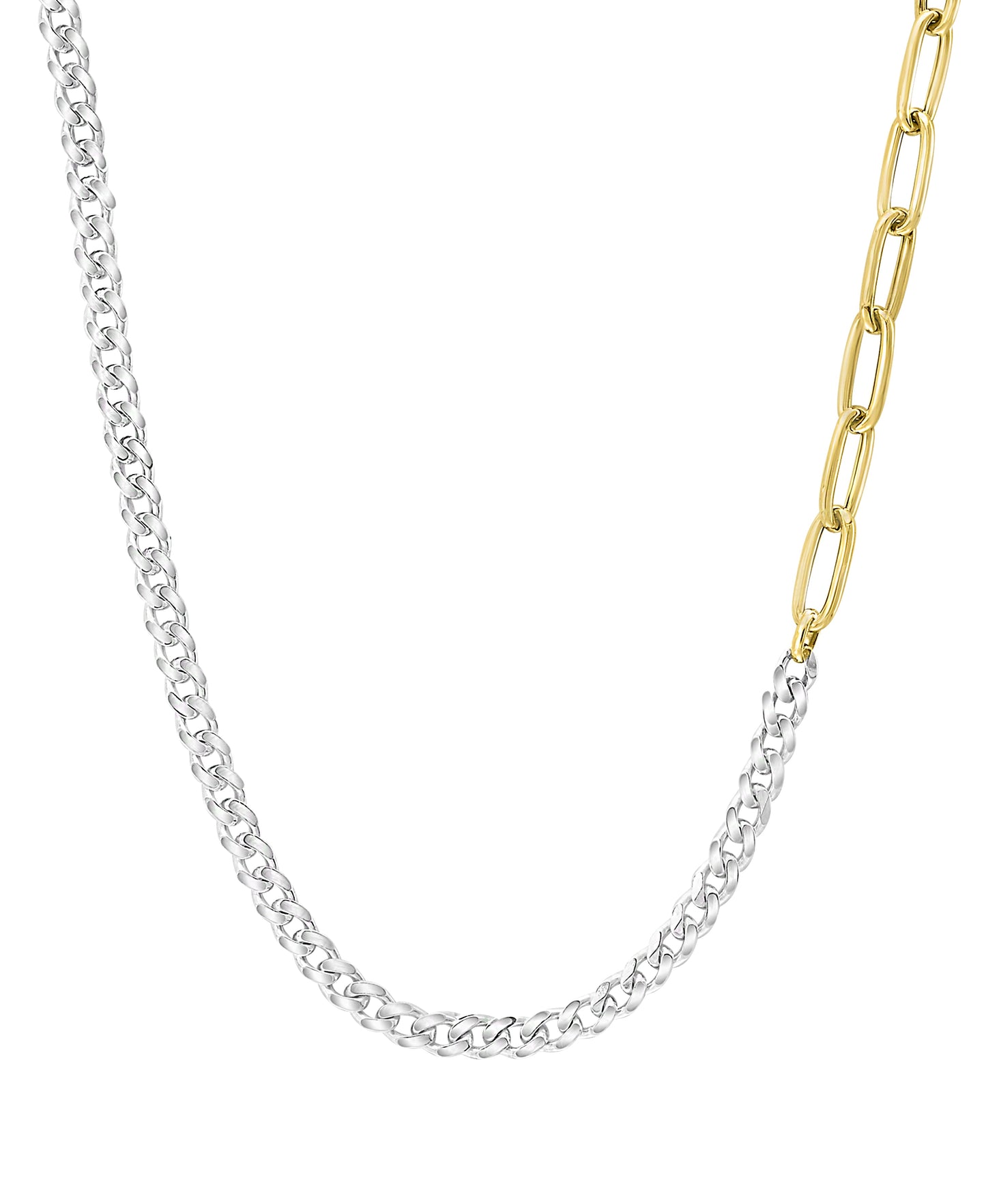 R. CHIARA x BONDEYE JEWELRY® CUSTOM CLIP & CURB CHAIN NECKLACE - r.chiara