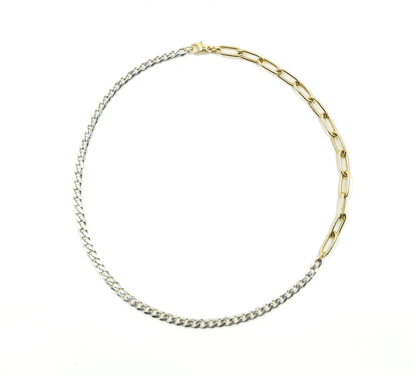 R. CHIARA x BONDEYE JEWELRY® CUSTOM CLIP & CURB CHAIN NECKLACE - r.chiara