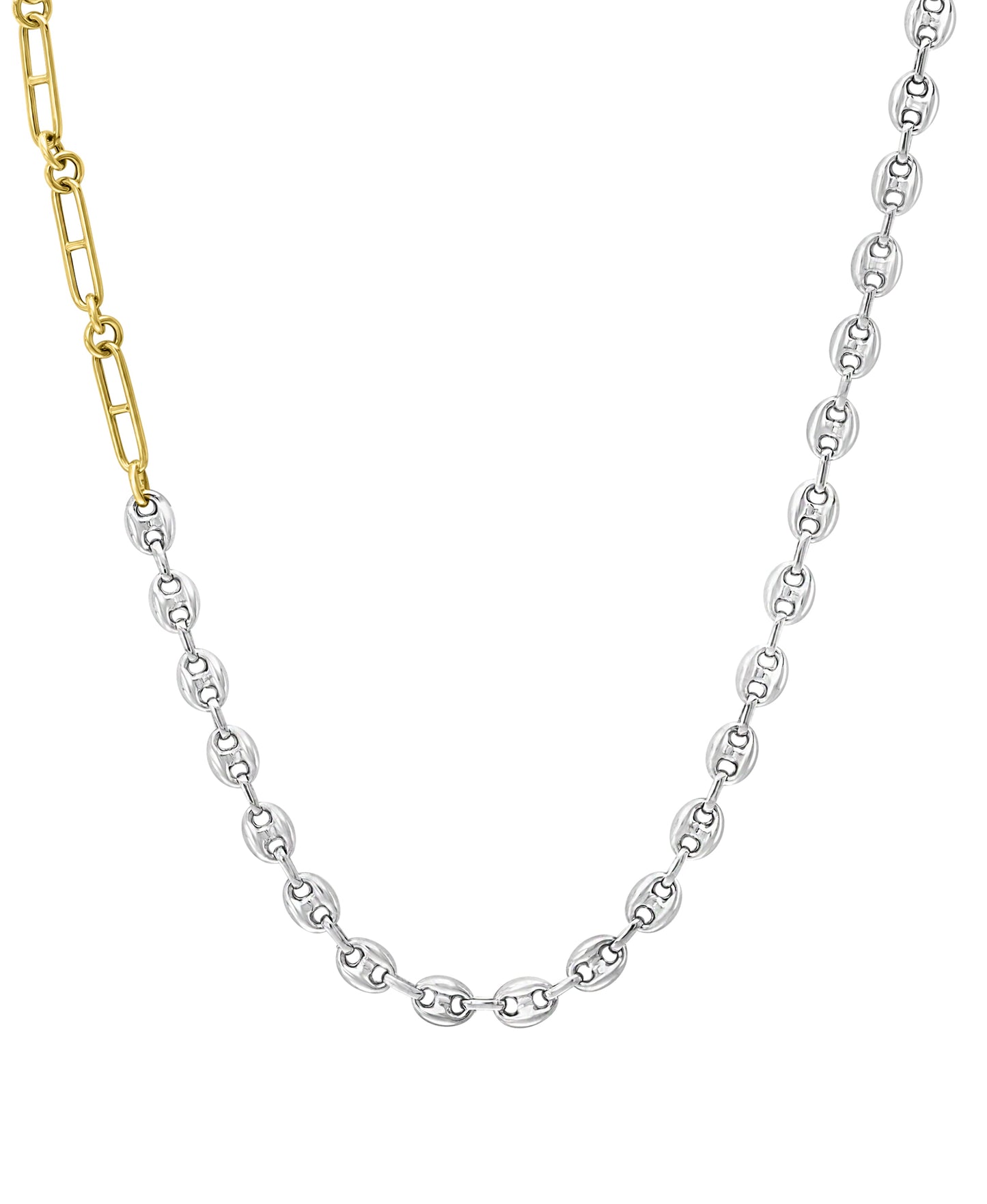 R. CHIARA x BONDEYE JEWELRY® CUSTOM DOUBLE STATEMENT CHAIN NECKLACE - r.chiara