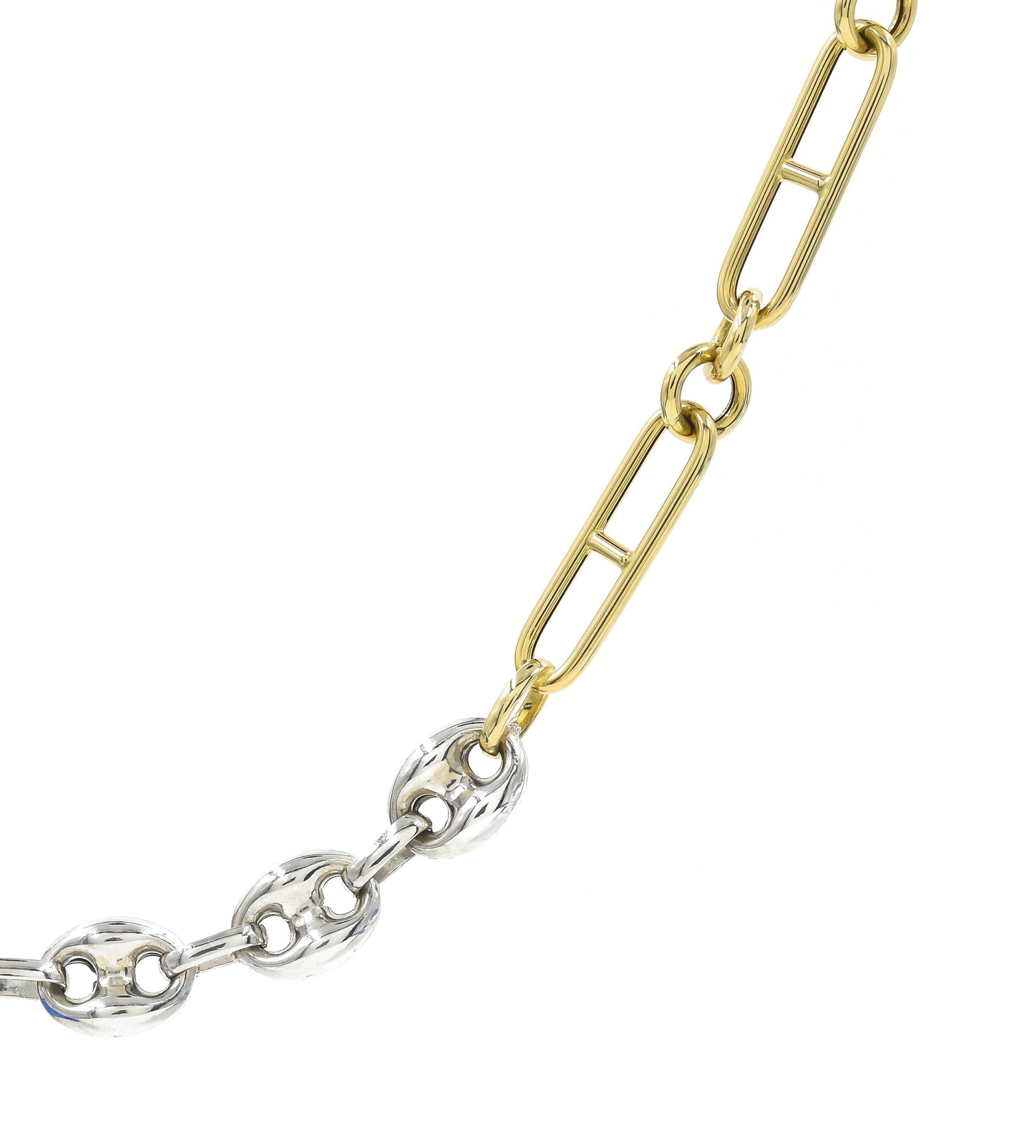 R. CHIARA x BONDEYE JEWELRY® CUSTOM DOUBLE STATEMENT CHAIN NECKLACE - r.chiara
