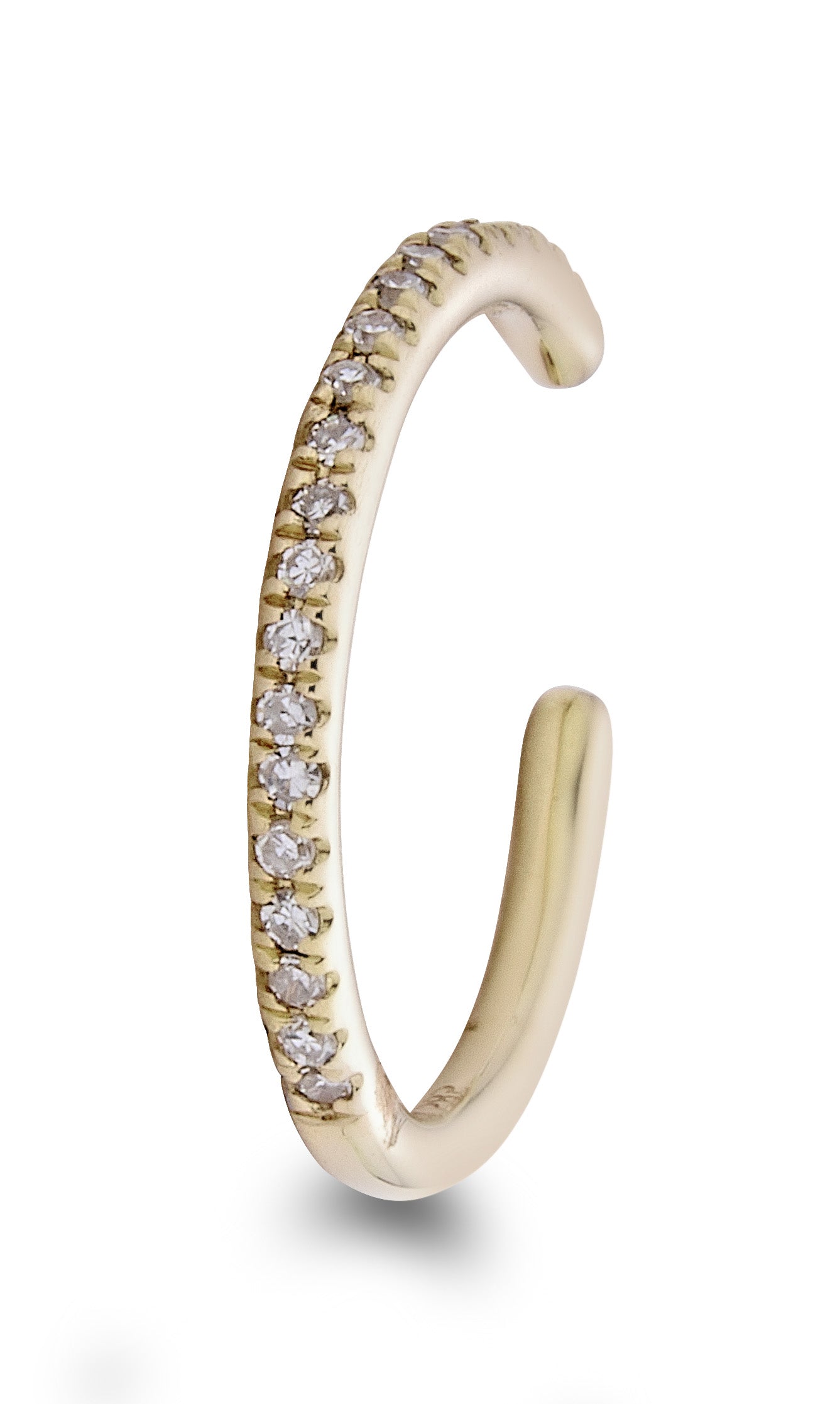 Super Skinny Diamond Ear Cuff - r.chiara