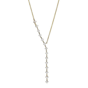 Asymmetrical Lariat Necklace - r.chiara