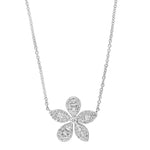 Diamond Flower Petal Necklace - r.chiara