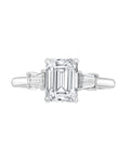 Emerald Cut with Tapered Baguettes - r.chiara