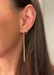 Front And Back Linear Drop Earring - r.chiara