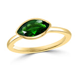 Marquise Gemstone Bezel Ring - r.chiara