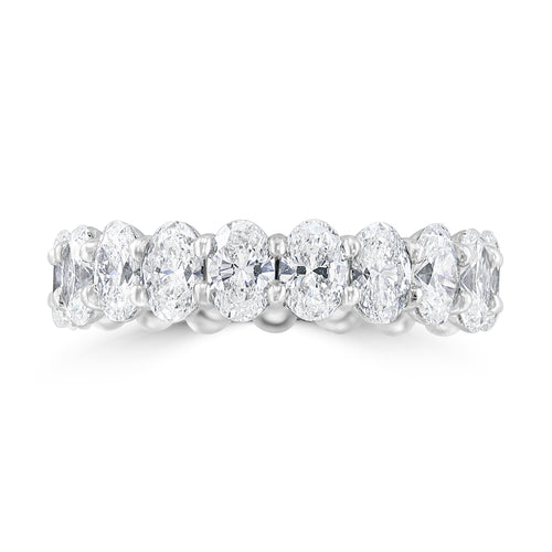 Oval Diamond Eternity Band - r.chiara