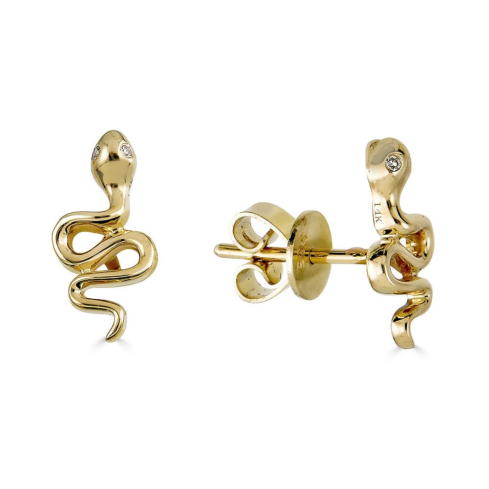 Small Snake Studs - r.chiara