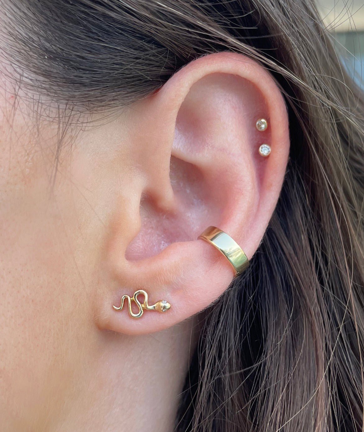 Small Snake Studs - r.chiara